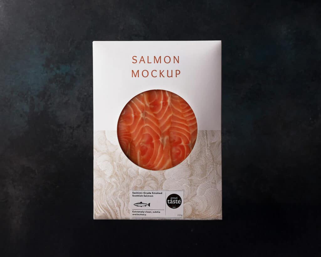 Smoked Salmon Wallet Packaging