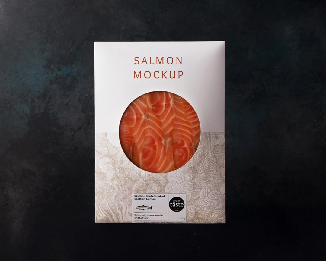 Smoked Salmon Wallet Packaging