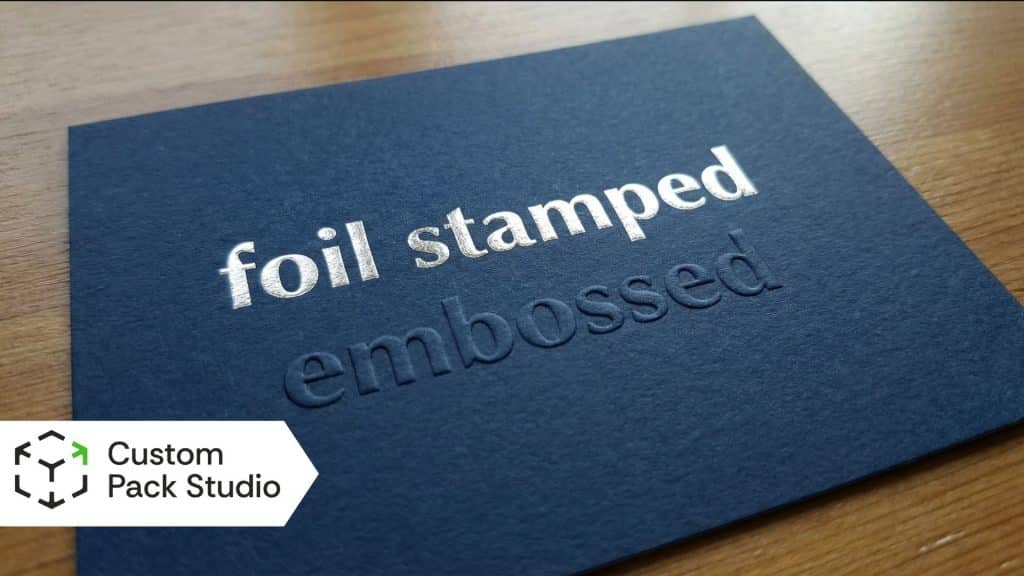 Foil Stamping vs Embossing
