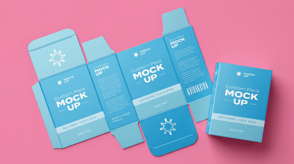 Folding Box Board Packaging UK - Custom Pack Studio